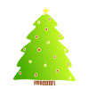 Christmas+Tree Stencil