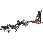 Dog Sled Team Picture
