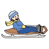 Go Sledding/ See Someone On A Sled