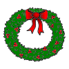 This wreath is hanging on the front door of my house.
Merry Christmas!