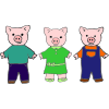 So, the three little pigs lived happily ever after.