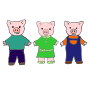 Three Pigs Picture