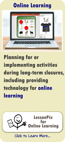 Planning for or implementing activities during long term closures, including providing technology for online learning