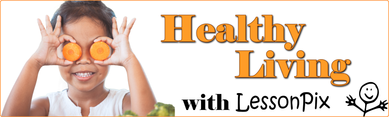 Header Image for Healthy Living with LessonPix