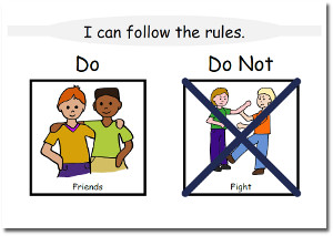 not following rules clip art