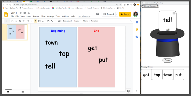 Putting a Spinner in Google Slides 