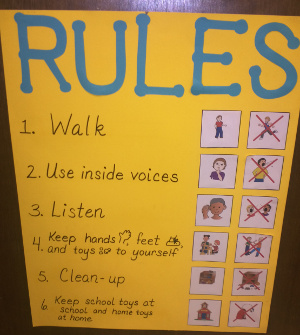 Preschool Class Rules Chart