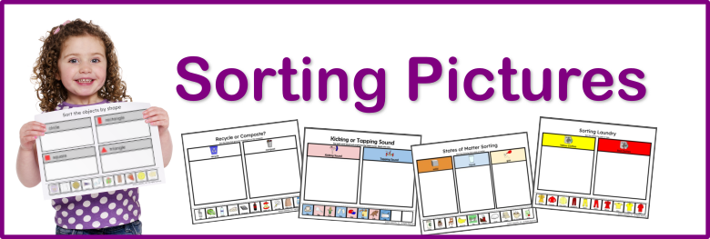 Header Image for Sorting Pictures Template