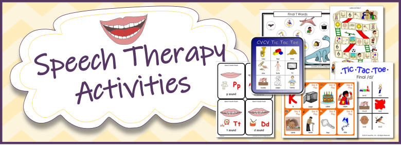 speech therapy activities