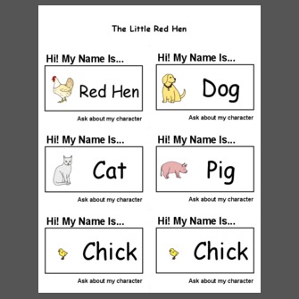 the little red hen story pdf download free