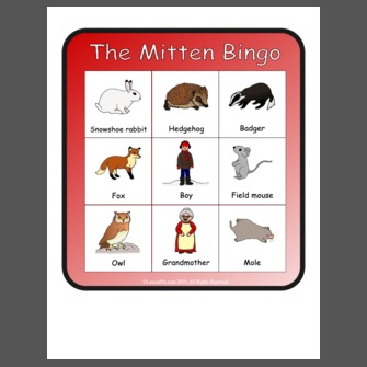 the mitten story animals in order