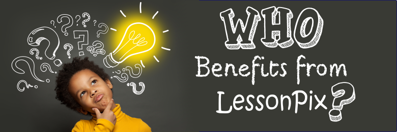 Header Image for Who benefits from LessonPix?