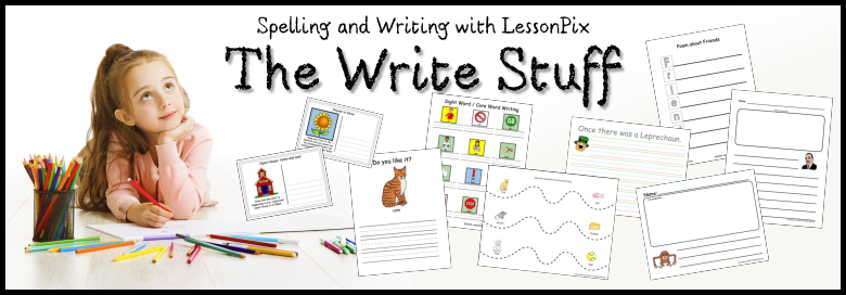 Header Image for The Write Stuff: Writing and Spelling with LessonPix