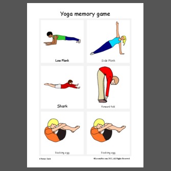 Yoga Posture Matching Activity/Quiz by Gamecock YOGELA