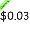 $0.03  Stencil