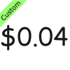 $0.04  Stencil