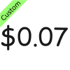 $0.07  Stencil