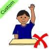 What would you do if you raised your hand to answer a question, but the teacher did not call on you?
