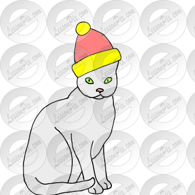 Cat wearing a Hat Picture