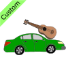 guitar+on+car Picture