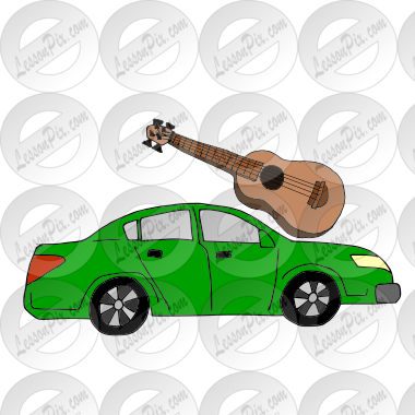 guitar on car Picture