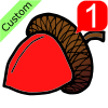 1+red+acorn Picture