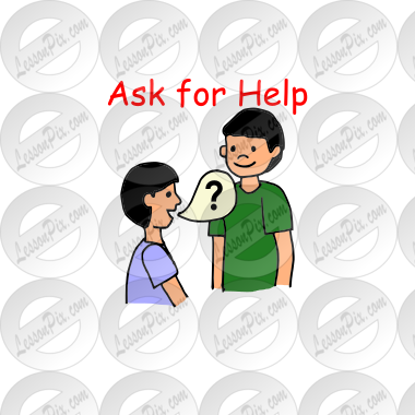 Ask For Help Picture For Classroom Therapy Use Great Ask For Help Clipart