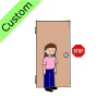 The+door+says+%22STOP%22+so+I+know+to+STAY+in+my+classroom. Picture