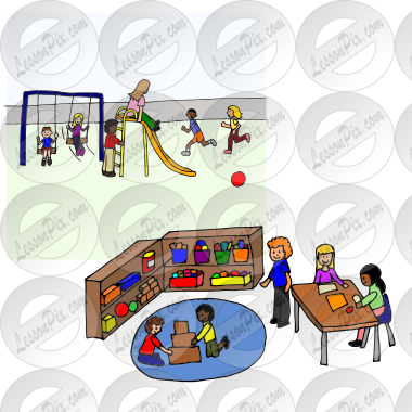 Playground/Classroom Time Picture
