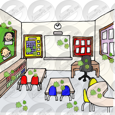 germs in classroom Picture