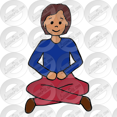 Sit Picture for Classroom / Therapy Use - Great Sit Clipart