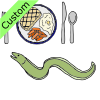 Eat+your+meal_+wiggly+eel. Picture