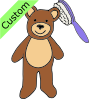 Brush your hair wild brown bear.