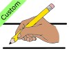 Write in between the lines.