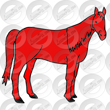 Red Horse Picture