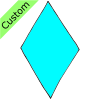 Teal+Diamond Picture