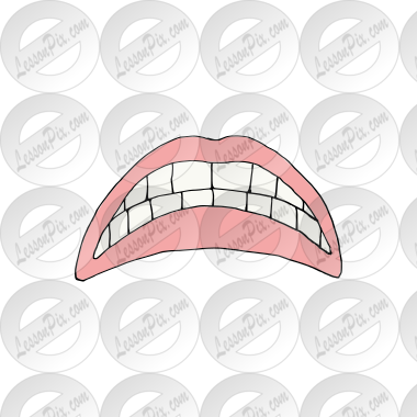 frowning mouth clipart