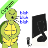 He turned on his mic and talked the whole time.