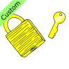 Yellow+Lock+and+Key Picture