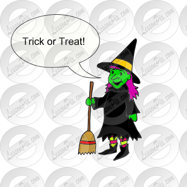 saying trick or treat Picture