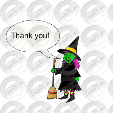 saying thank you clipart