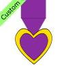 has a Purple Heart