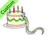 Snake+Licking+a+Cake Picture