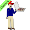 Why did the family order pizza from a different restaurant every night?