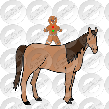On the horse