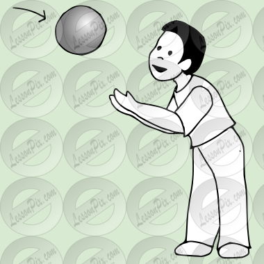 Catch Picture for Classroom / Therapy Use - Great Catch Clipart