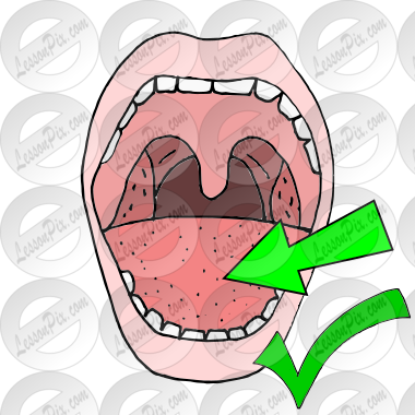 Tongue Picture for Classroom / Therapy Use - Great Tongue Clipart