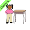 stay near desk