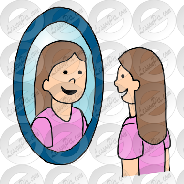 Mirror Picture for Classroom / Therapy Use - Great Mirror Clipart