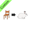 chair+rabbit Picture